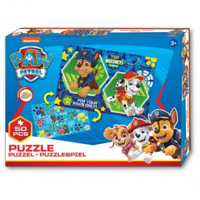 Puzzle Patrula catelusilor, doua fete, 50 piese foto