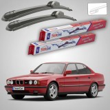 Cumpara ieftin Ștergătoare BMW M5 Sedan (E34) 1988-1995 | Set Față Flat &ndash; TeamCar&reg;