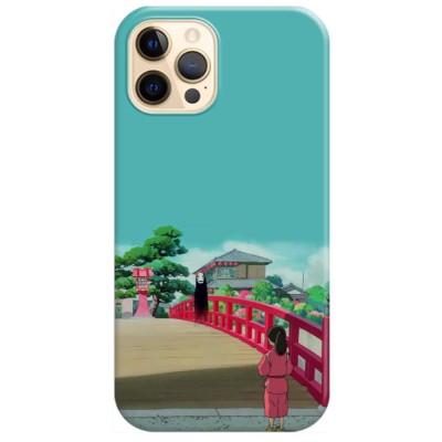 Husa compatibila cu Apple iPhone 14 Plus model Spirited Away Bridge, Silicon, TPU, Viceversa foto