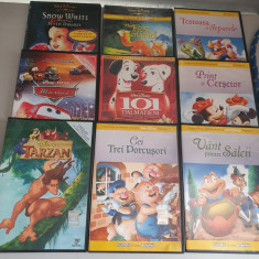 Colectia desene animate Disney - Lot 9 DVD - uri