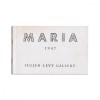 Catalog al expoziției Maria , 1947, New York - Avangarda
