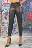 D859-1 Colanti casual cu talie inalta cu imitatie piele sarpe, L/XL, M, M/L, S/M