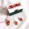 set cadou cu flori ,floarea soarelui , maci si albastrele 42699