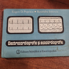 Electrocardiografie si ecocardiografie de Eugen D.Popescu,R.Ionescu