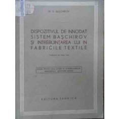 Dispozitivul De Innodat Sistem Baschirov Si Intrebuintarea L - M. V. Baschirov ,523379