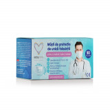 Masti de protectie Easycare de unica folosinta pentru uz medical 3 pliuri, 3 straturi 50 buccutie