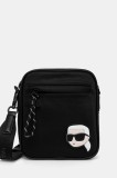 Karl Lagerfeld borsetă K/IKON culoarea negru, A1M30402