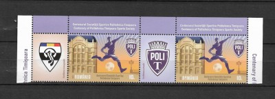 ROMANIA 2021 - CENTENAR POLITEHNICA TIMISOARA - 2 VALORI DIN MINICOALA - LP 2349 foto