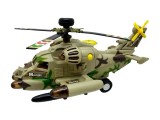 Elicopter Militar Jucarie cu Lumini si Sunete, Efecte 3D, Rotire Automata, 3 ani+, Baieti