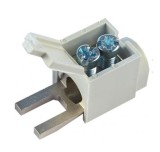 Clema terminala de conexiune cu prindere tip furca 6 -25mm &sup2; 63A cu capac pentru protectie la atingere directa
