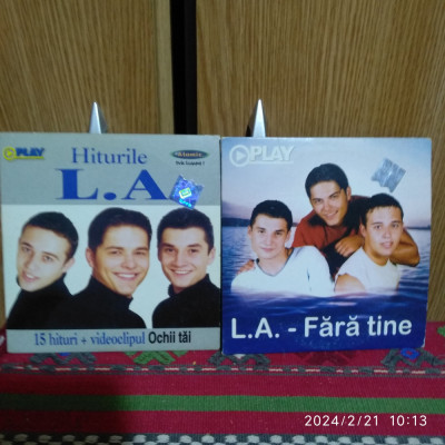 -Y- LOT 2 CD ORIGINALE L.A FARA TINE / 15 HITURI ( STARE VG+) foto