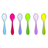 Set Lingurițe Plastic Reutilizabile, Multicolor, 12cm, 6 Bucăți, Oem