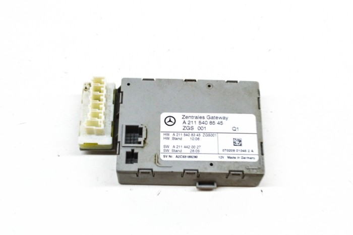 Unitate de control Gateway MERCEDES-BENZ E T-Model S211 2007 OEM: A2115408545,A2114420027,A2C53189290 14636476