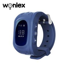 Ceas Smartwatch Pentru Copii Wonlex Q50 cu Functie Telefon, Localizare GPS, Pedometru, SOS - Albastru, Cartela SIM Cadou foto