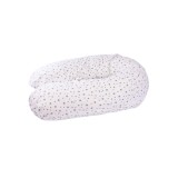 Perna gravide multifunctionala 3 in 1 bumbac 100% model stelute bleu