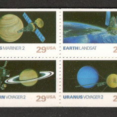 S.U.A.1991 Cosmonautica carnet KS.127