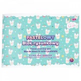 Bloc de desen Strigo A4, 14 file, 100g, culori pastel