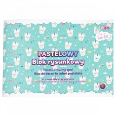 Bloc de desen Strigo A4, 14 file, 100g, culori pastel