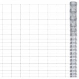 vidaXL Gard de grădină, argintiu, 50x1,25 m, oțel zincat