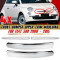 Set 4 Buc Ornamente Bara Fata Dreapta + Stanga Crom La Emblema + Bara Am Fiat 500 312 2007&rarr; 735455042 + 735455041 + 735455056 + 735455057