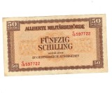 Austria 1944 - 50 schilling, ocupația aliata, circulata