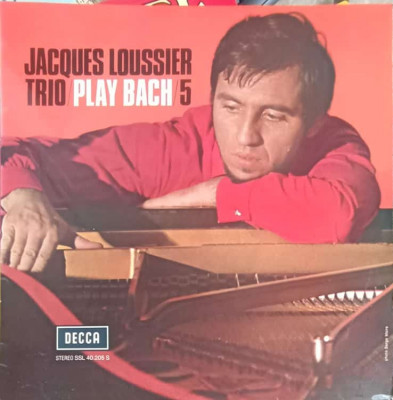 Disc vinil, LP. Play Bach 5-JACQUES LOUSSIER foto