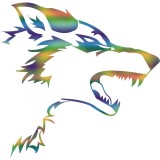 Cumpara ieftin Sticker Wolf