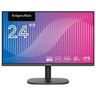 Monitor IPS E-LED Full HD Kruger&amp;amp;Matz, 24 inch, 100Hz, 4ms foto