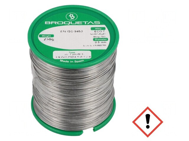 S&acirc;rmă de lipit fără plumb 0,5mm 250g Sn96Ag4