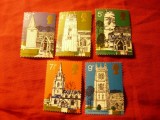 Serie Marea Britanie 1972 - Manastiri , 5 valori