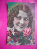 HOPCT 12165 -FELICITARE VECHE -FEMEI FRUMOASE -FRANTA -EUROPA - -ROMANTICA- -CIRCULATA