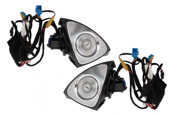 Tweeter LED rotativ cu 64 culori Mercedes C-Class W205 C205 S205 (2014-2018) Performance AutoTuning