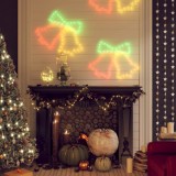 vidaXL Figurine clopoței de Crăciun cu 72 LED-uri, 2 buc., 50x56 cm