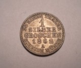 Prusia 1 silber groschen 1862 A Piesa Frumoasa