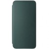 Husa tip carte, verde inchis cu transparent, rama Armor, pentru Xiaomi Redmi 13C