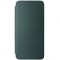 Husa tip carte, verde inchis cu transparent, rama Armor, pentru Xiaomi Redmi 13C