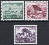 Norvegia 1978 - Cladiri, arhitectura, serie neuzata