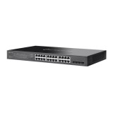 Switch TP-Link cu management, Omada 28-Port Gigabit Smart Switch cu 16 &Atilde;&mdash; Gigabit 802.3af/at PoE+, 8 &Atilde;&mdash; Gigabit RJ45 ports si 4 &Atilde;&mdash; Gigabit SFP, buget