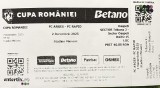 Bilet de meci FC Arges Pitesti v Rapid Bucuresti Cupa Romaniei 2.12.2025