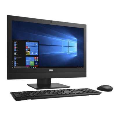 All In One DELL Optiplex 3240, Procesor I3 6100, Memorie 8 GB, SSD 256 GB NOU, DVD-RW, Webcam, Stand universal nou, Display 21.5 inch, second hand foto