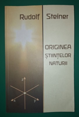 Rudolf Steiner - Originea științelor naturii foto
