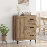 vidaXL Bufet stejar artizanal 69.5 x 34 x 90 cm Lemn compozit 881628