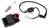 Kit CDI Bobina Inductie + Bujie D8TC ATV 125cc TMMP - Aprindere Moto/ATV 125