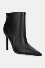 Steve Madden cizme de piele Sentinel femei, culoarea negru, cu toc cui, SM11003451