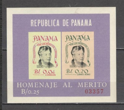 Panama.1964 E.Roosevelt-Bl. GZ.96 foto