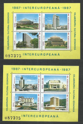 TSV$ - 1987 LP 1176 COLABORAREA CULTURAL-ECONOMICA INTEREUROPEANA BLOC, MNH/** foto