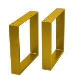 Set 2 Picioare Masa Metal Gold 43cm, Birou, Living, Dining, Timisoara, Romania