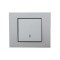 Intrerupator cap scara Grano ST Metalic argintiu Ovivo 400-100200-209