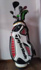 Geanta golf Taylormade cu crosa 13buc. diferite marimi foto