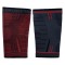 Set 2 genunchiere Surpown, marime M, negru, rosu, textil